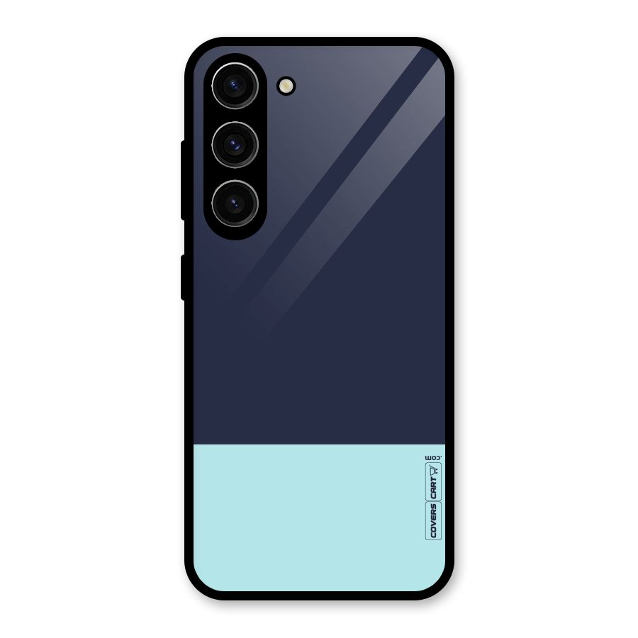 Pastel Blues Glass Back Case for Galaxy S23