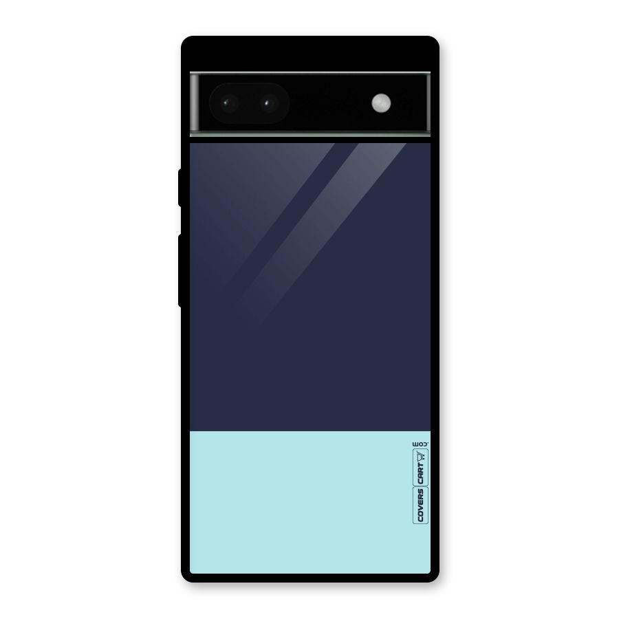 Pastel Blues Glass Back Case for Google Pixel 6a