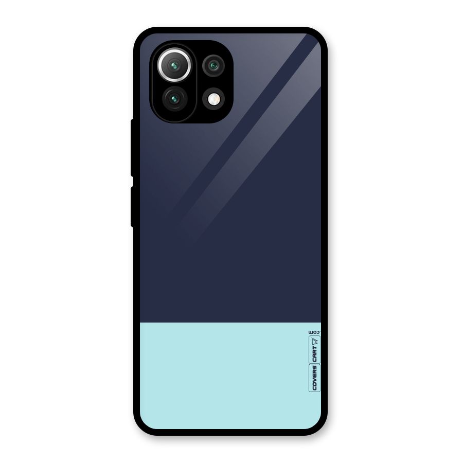 Pastel Blues Glass Back Case for Mi 11 Lite NE 5G