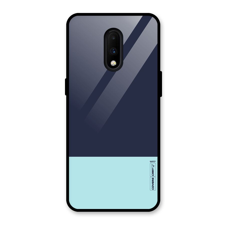 Pastel Blues Glass Back Case for OnePlus 7
