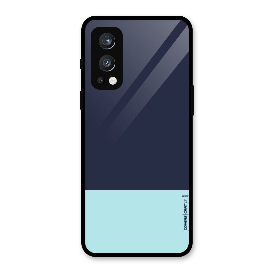 Pastel Blues Glass Back Case for OnePlus Nord 2 5G