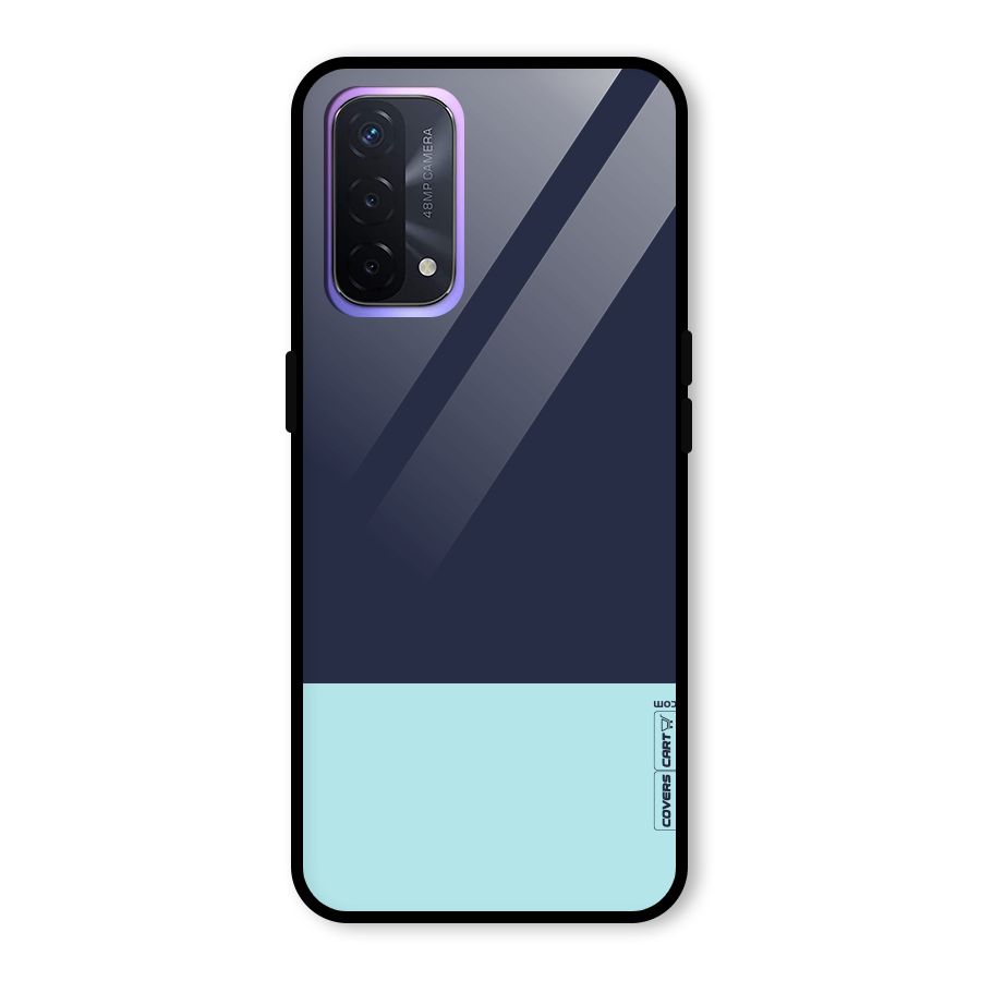 Pastel Blues Glass Back Case for Oppo A74 5G