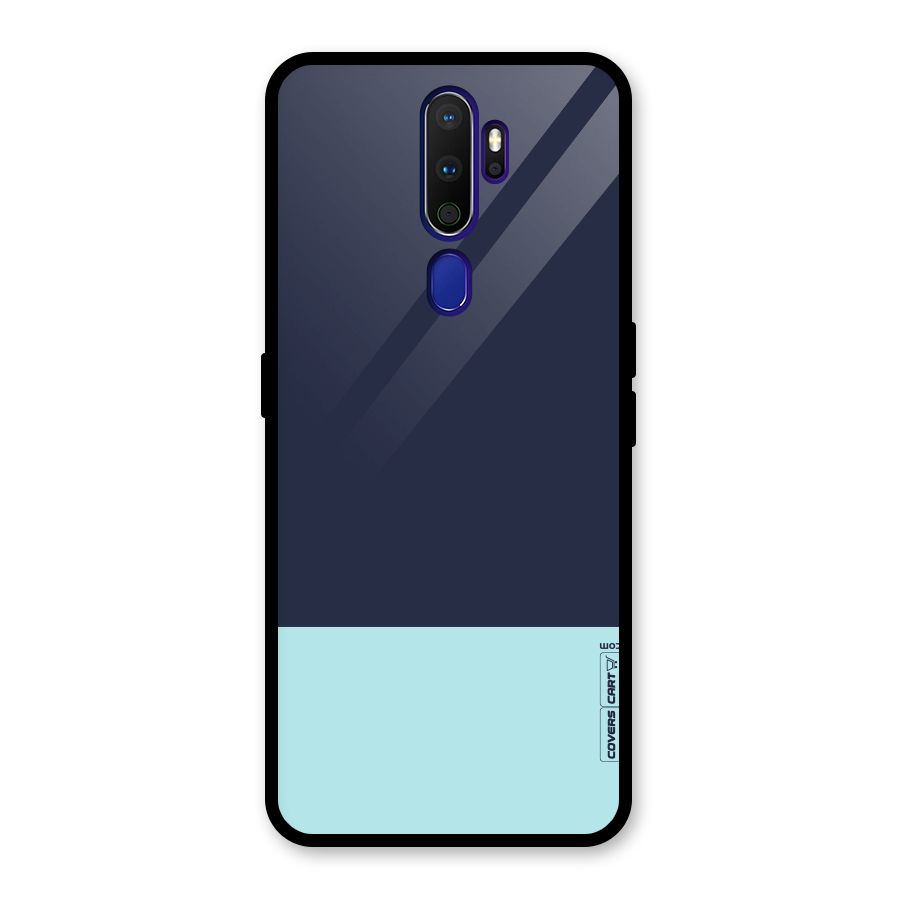 Pastel Blues Glass Back Case for Oppo A9 (2020)