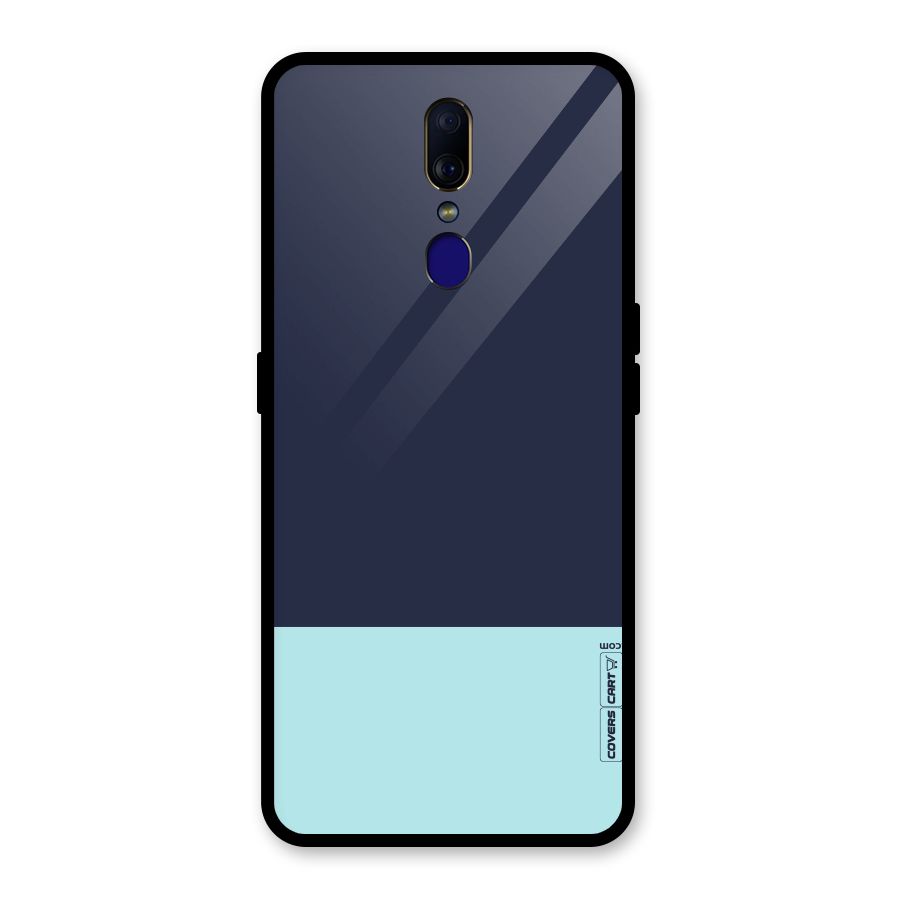 Pastel Blues Glass Back Case for Oppo F11