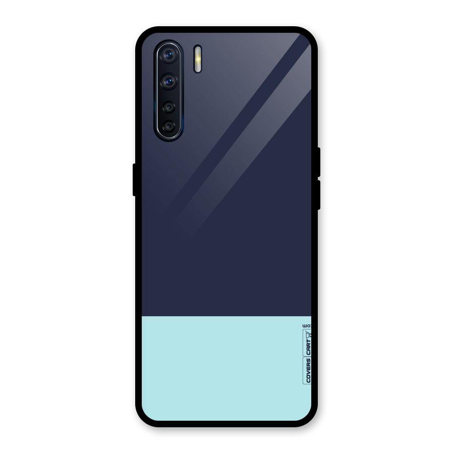 Pastel Blues Glass Back Case for Oppo F15