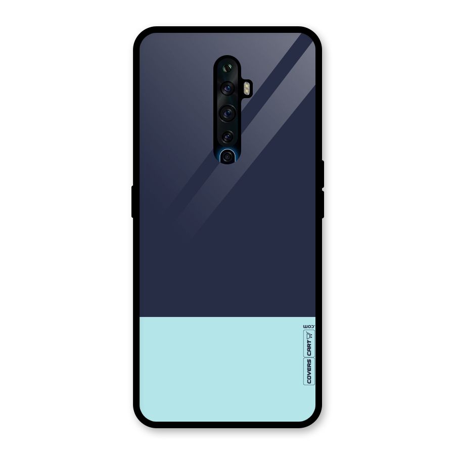 Pastel Blues Glass Back Case for Oppo Reno2 Z