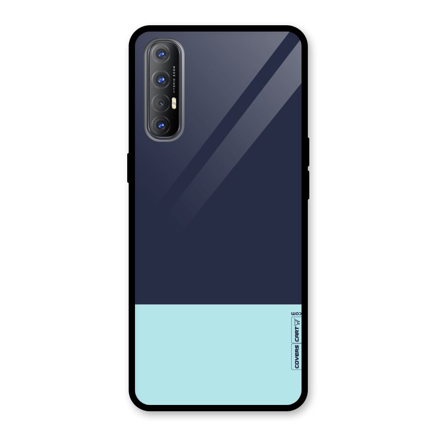Pastel Blues Glass Back Case for Oppo Reno3 Pro