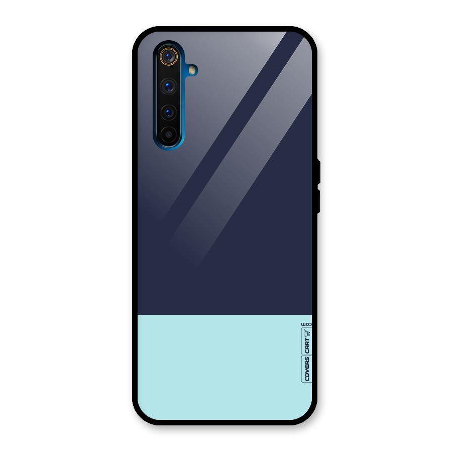 Pastel Blues Glass Back Case for Realme 6 Pro