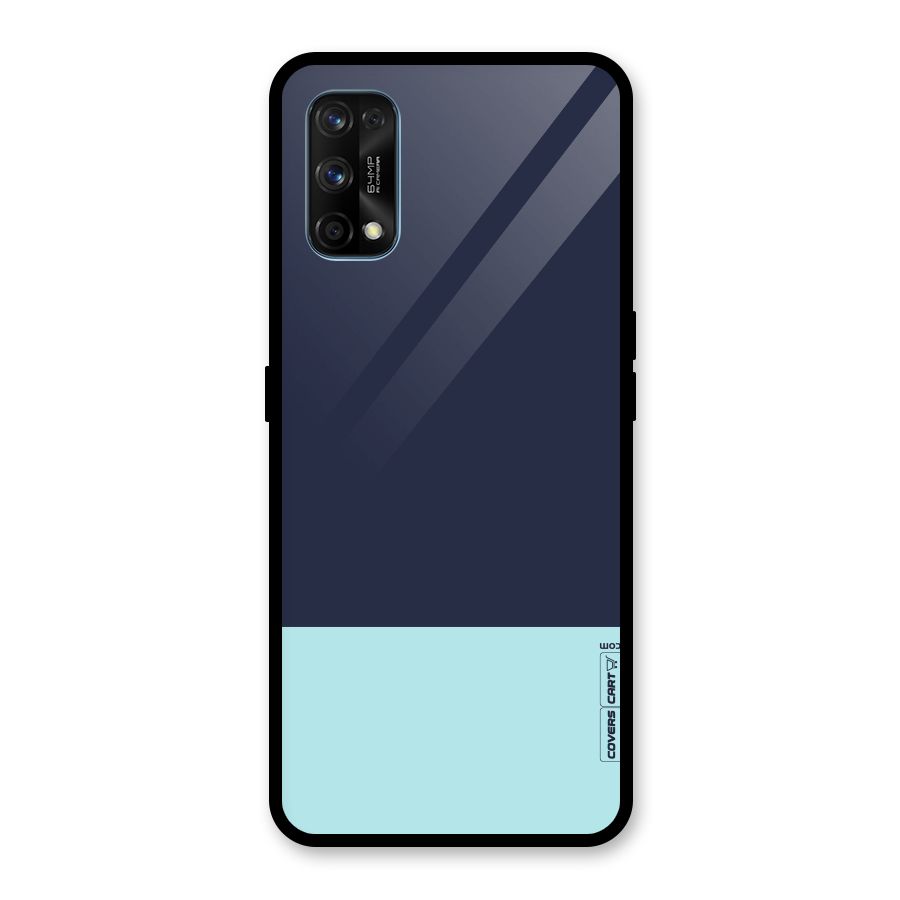 Pastel Blues Glass Back Case for Realme 7 Pro