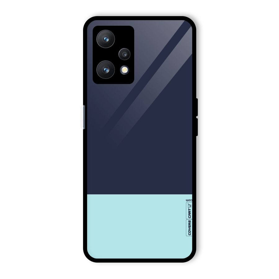 Pastel Blues Glass Back Case for Realme 9 Pro 5G