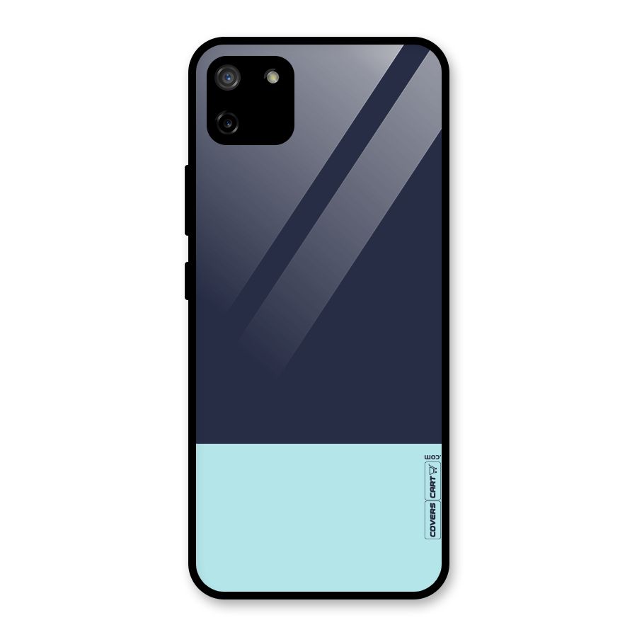Pastel Blues Glass Back Case for Realme C11