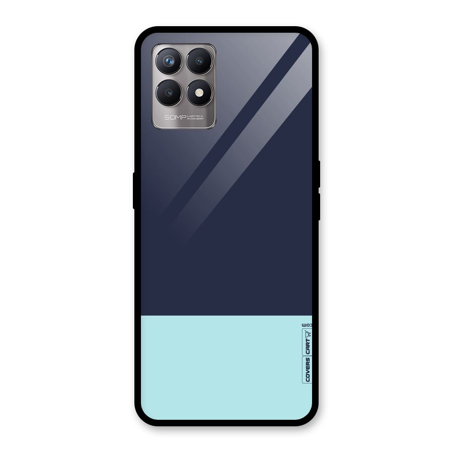 Pastel Blues Glass Back Case for Realme Narzo 50