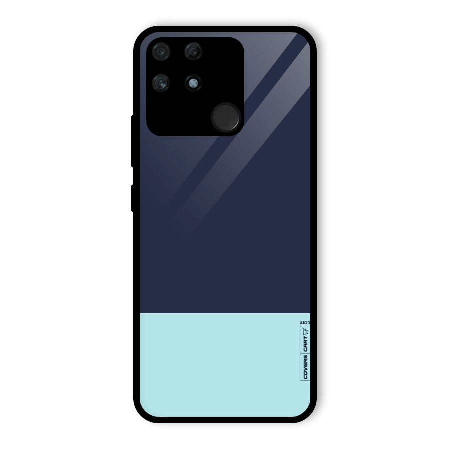 Pastel Blues Glass Back Case for Realme Narzo 50A