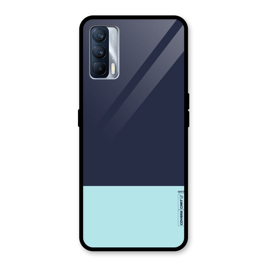 Pastel Blues Glass Back Case for Realme X7