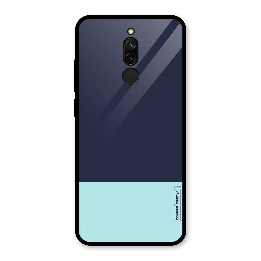 Pastel Blues Glass Back Case for Redmi 8