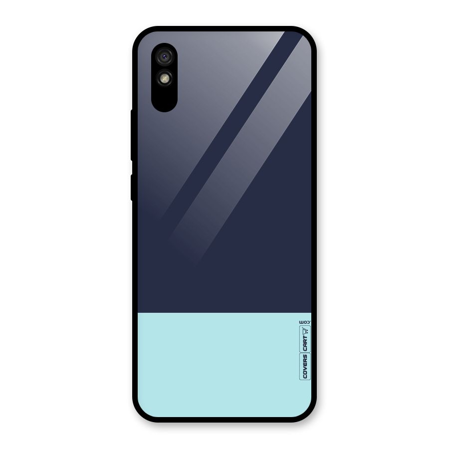 Pastel Blues Glass Back Case for Redmi 9A