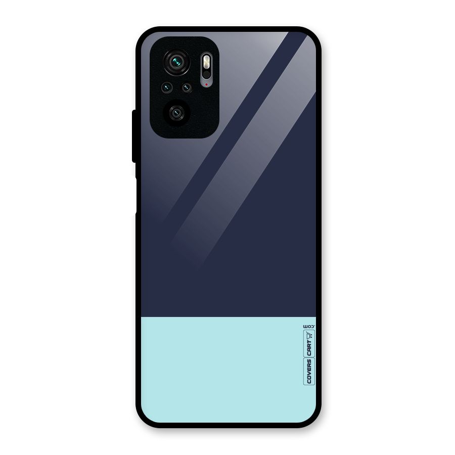Pastel Blues Glass Back Case for Redmi Note 10S