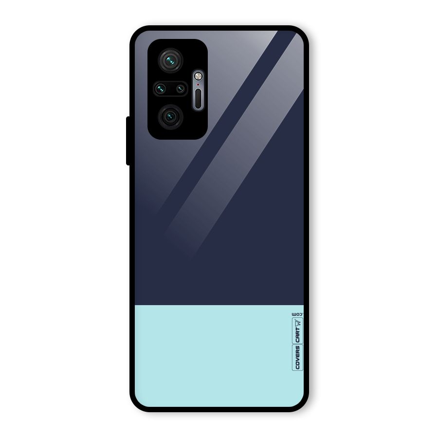 Pastel Blues Glass Back Case for Redmi Note 10 Pro Max