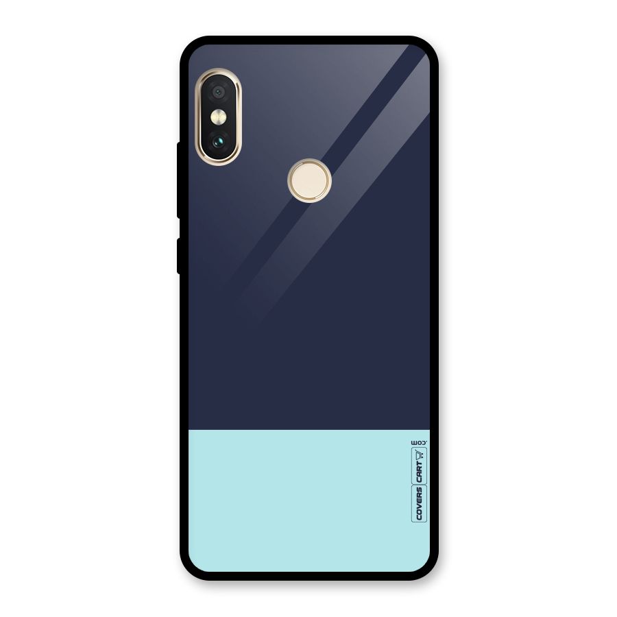 Pastel Blues Glass Back Case for Redmi Note 5 Pro