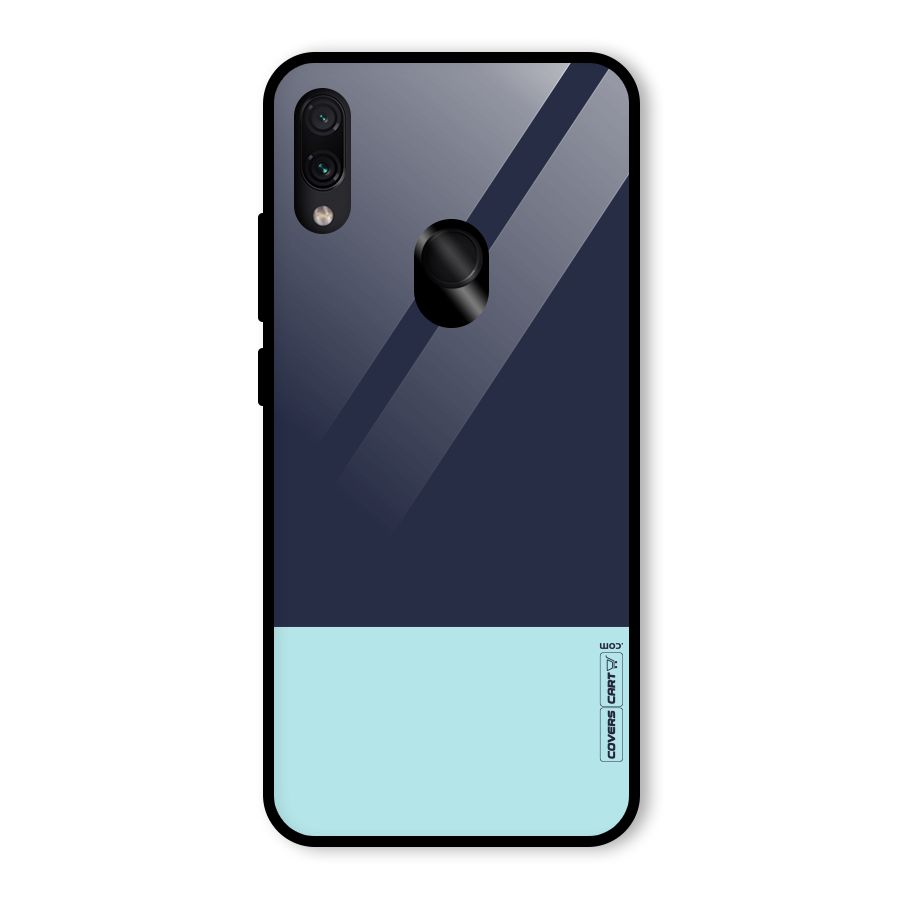 Pastel Blues Glass Back Case for Redmi Note 7 Pro