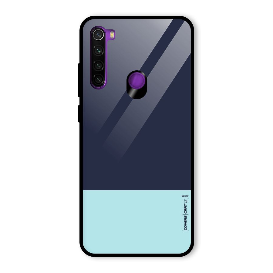 Pastel Blues Glass Back Case for Redmi Note 8