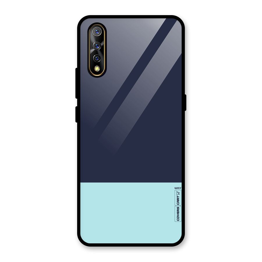 Pastel Blues Glass Back Case for Vivo S1