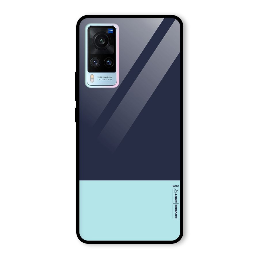Pastel Blues Glass Back Case for Vivo X60