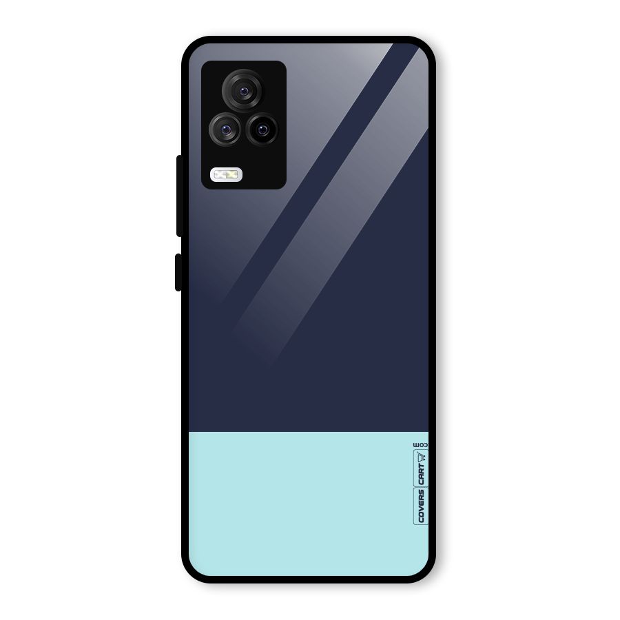 Pastel Blues Glass Back Case for Vivo iQOO 7 Legend 5G