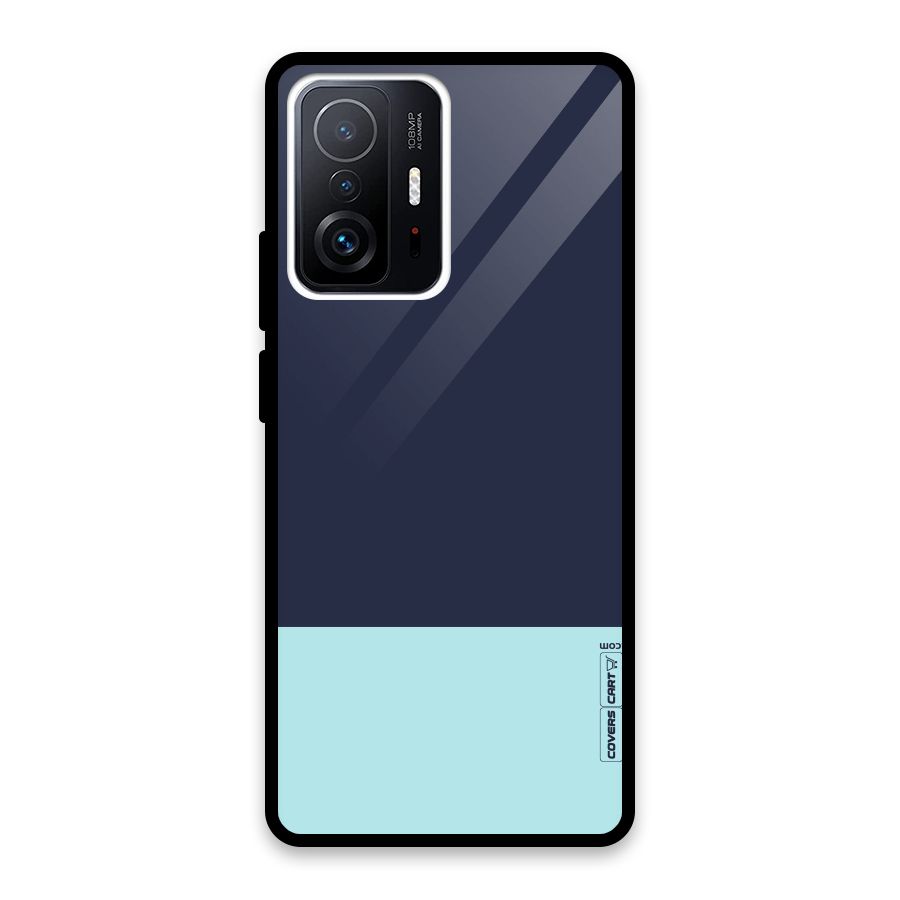 Pastel Blues Glass Back Case for Xiaomi 11T Pro