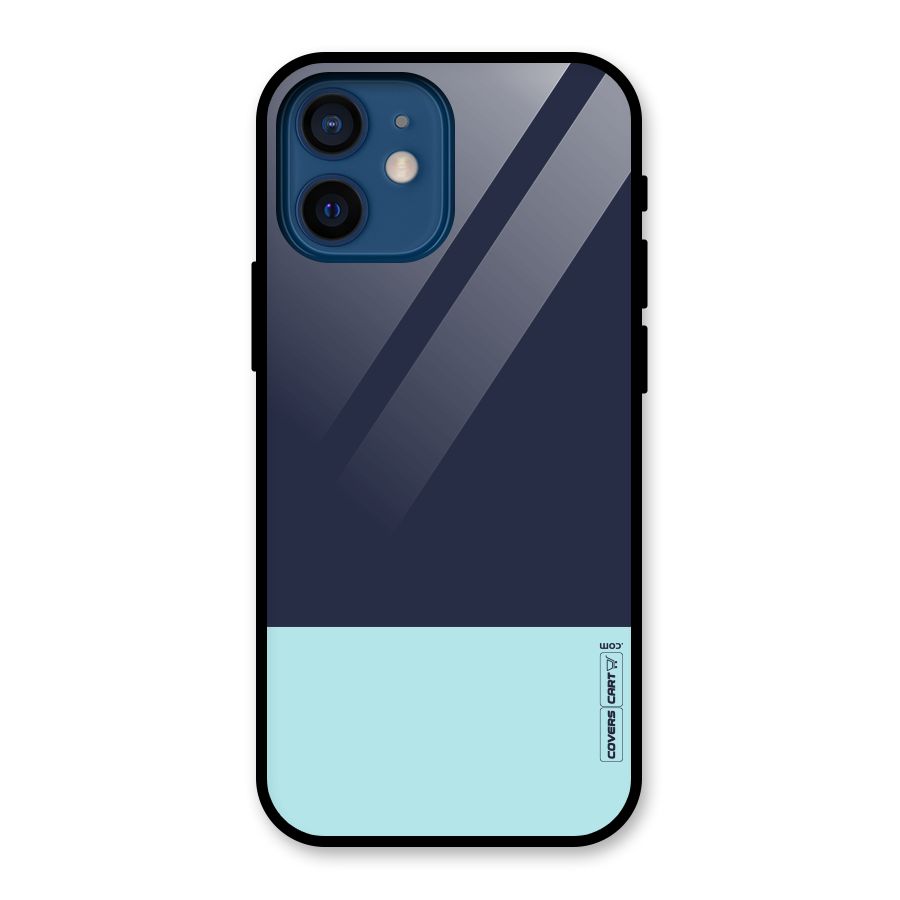 Pastel Blues Glass Back Case for iPhone 12 Mini