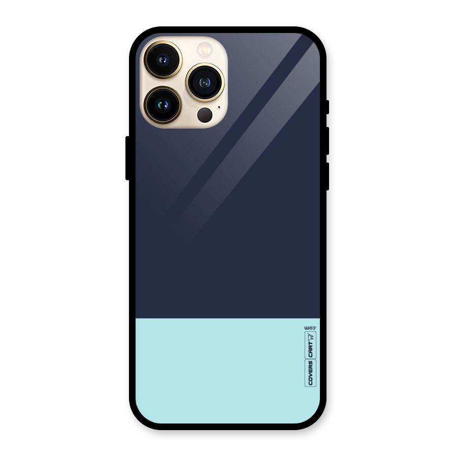 Pastel Blues Glass Back Case for iPhone 13 Pro Max