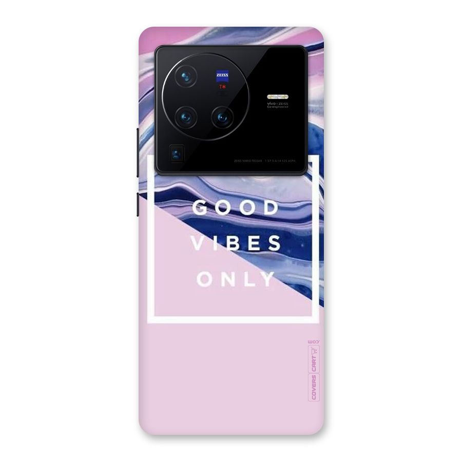 Pastel Color Vibes Back Case for Vivo X80 Pro