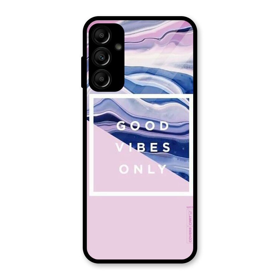 Pastel Color Vibes Glass Back Case for Galaxy A14 5G