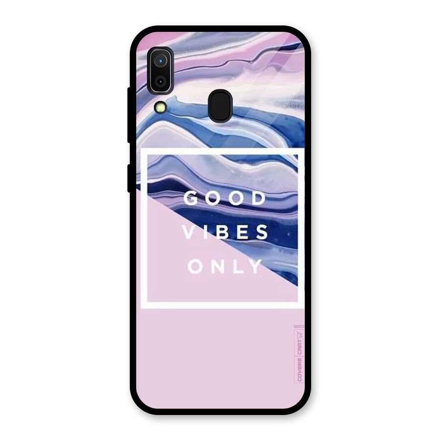 Pastel Color Vibes Glass Back Case for Galaxy A30