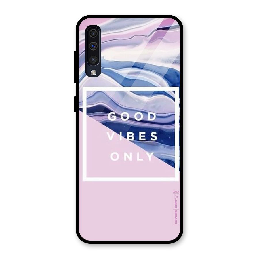 Pastel Color Vibes Glass Back Case for Galaxy A30s