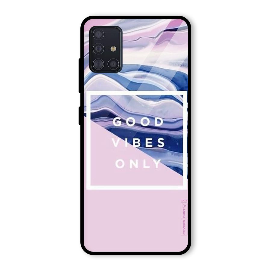 Pastel Color Vibes Glass Back Case for Galaxy A51