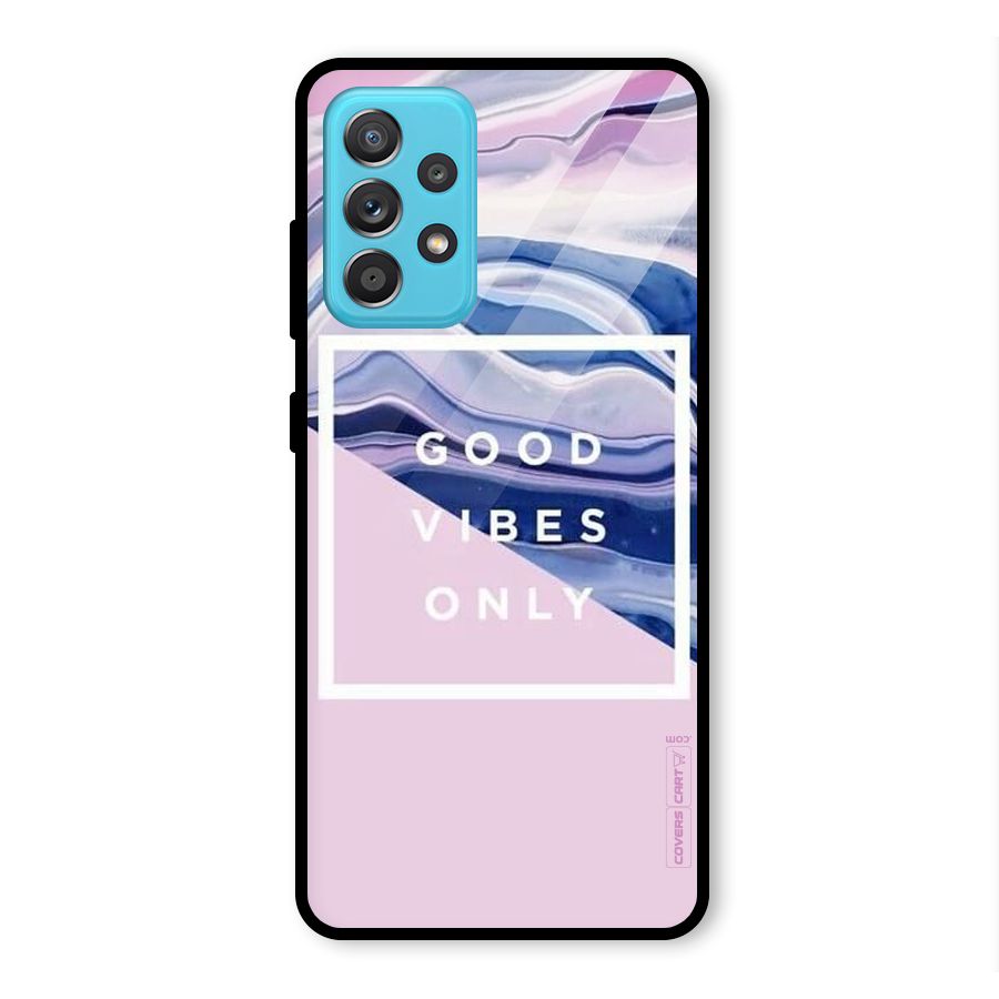 Pastel Color Vibes Glass Back Case for Galaxy A52s 5G