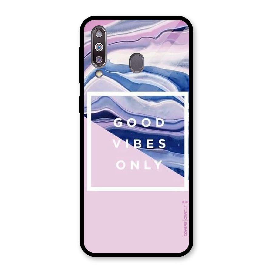 Pastel Color Vibes Glass Back Case for Galaxy M30