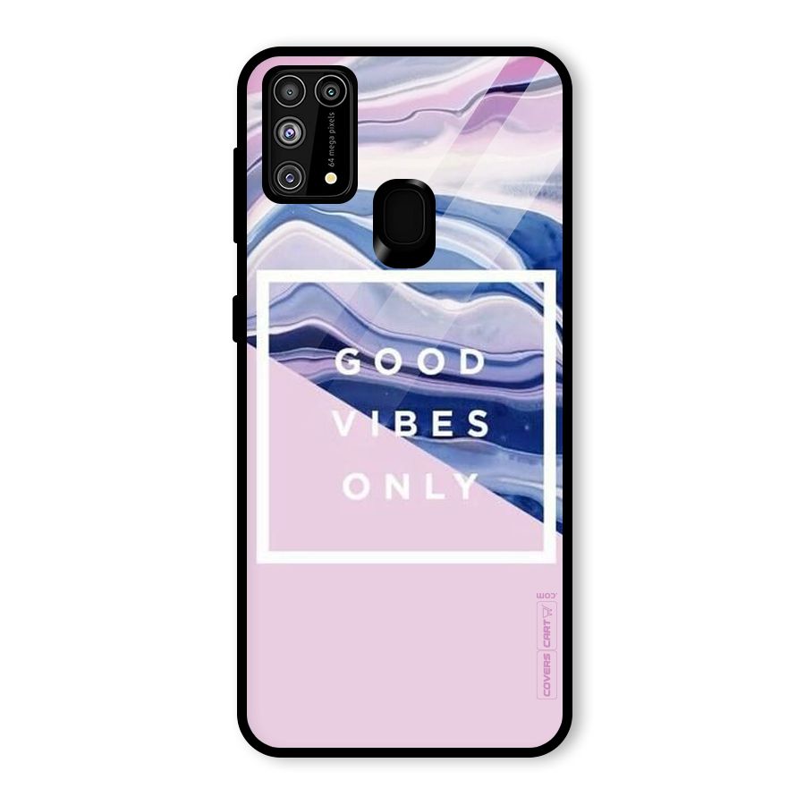 Pastel Color Vibes Glass Back Case for Galaxy M31