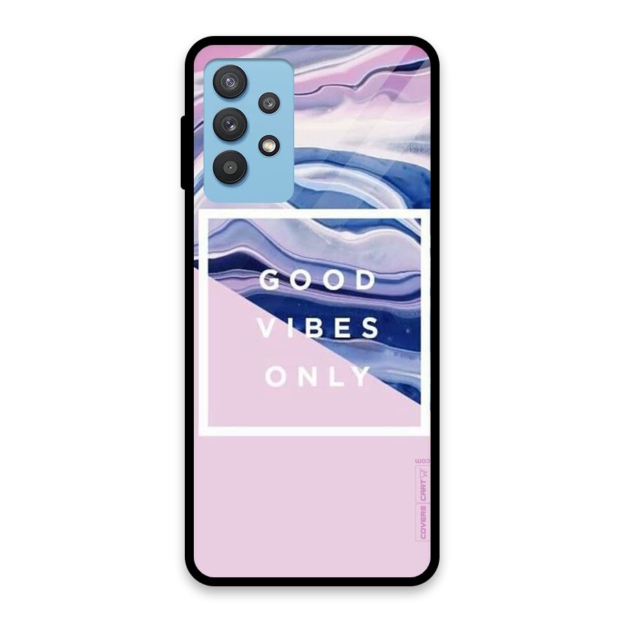 Pastel Color Vibes Glass Back Case for Galaxy M32 5G