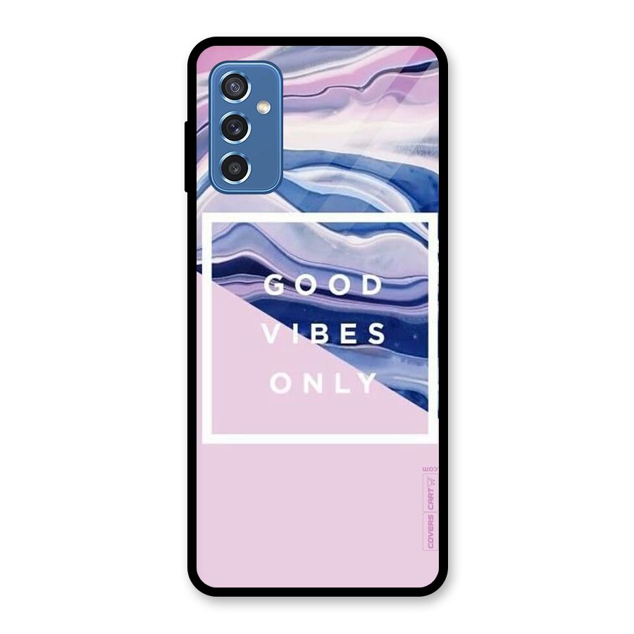 Pastel Color Vibes Glass Back Case for Galaxy M52 5G