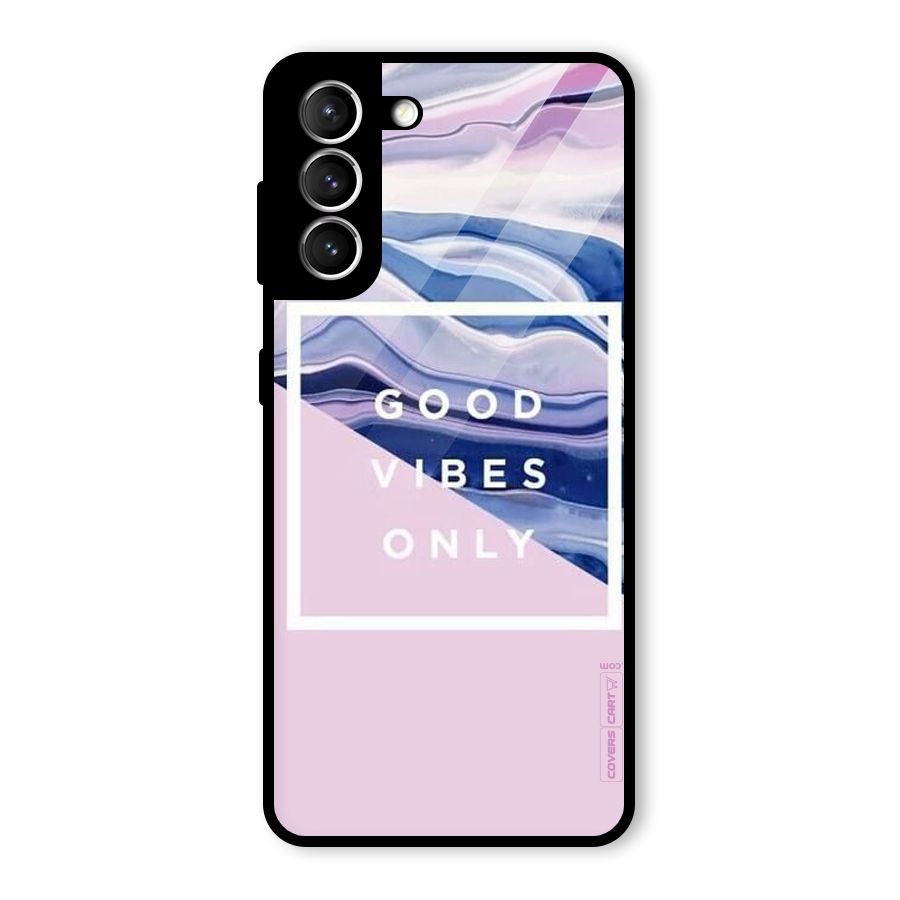 Pastel Color Vibes Glass Back Case for Galaxy S21 5G