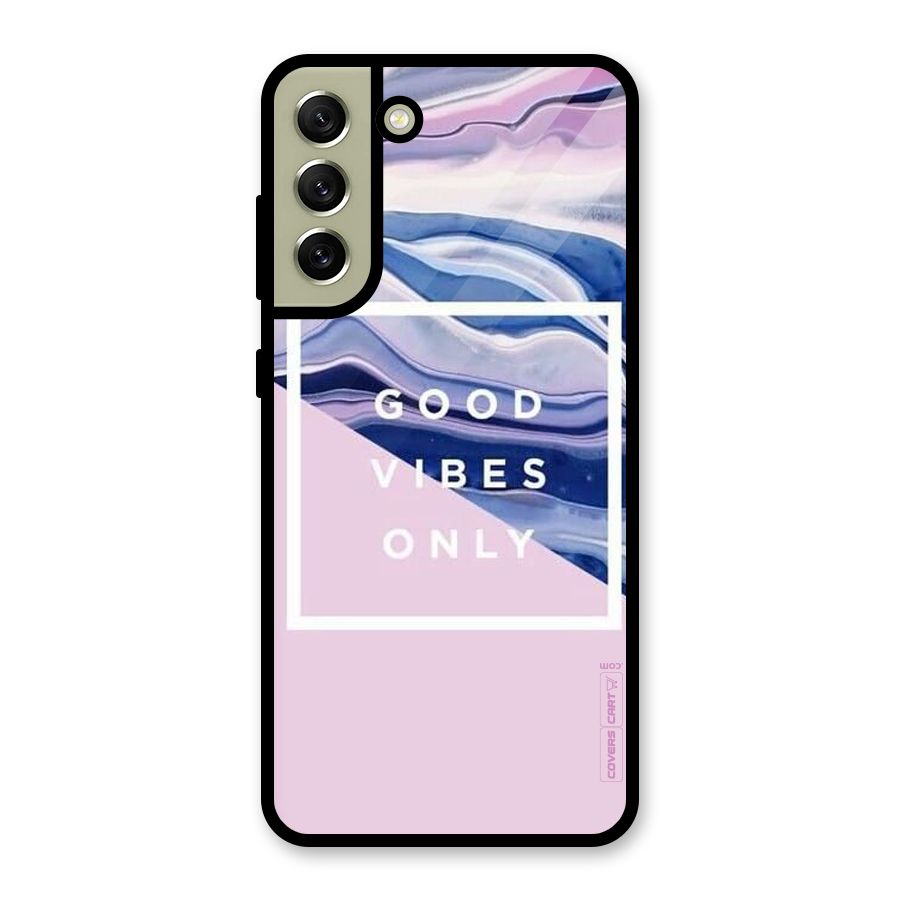 Pastel Color Vibes Glass Back Case for Galaxy S21 FE 5G