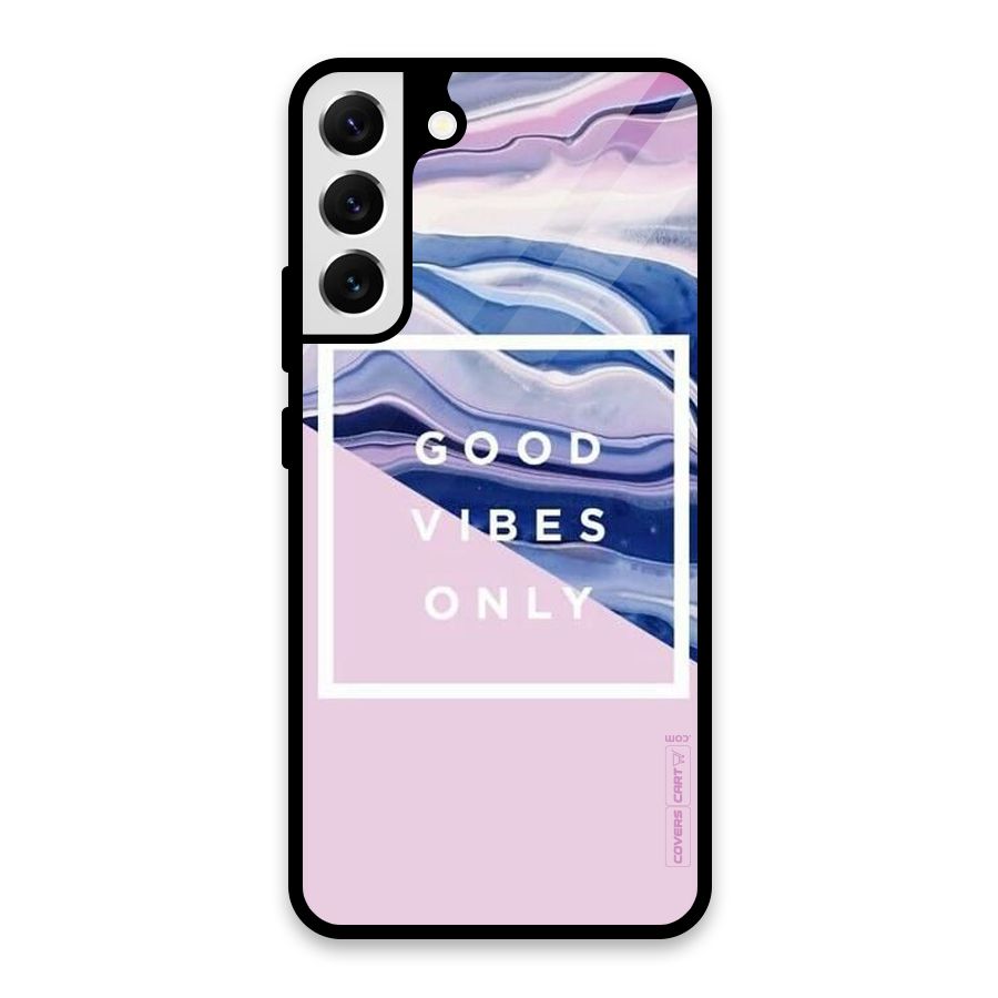 Pastel Color Vibes Glass Back Case for Galaxy S22 Plus 5G