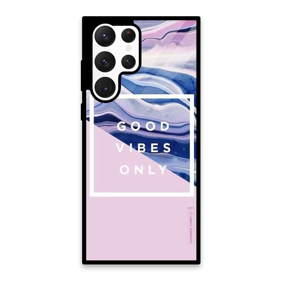 Pastel Color Vibes Glass Back Case for Galaxy S22 Ultra 5G