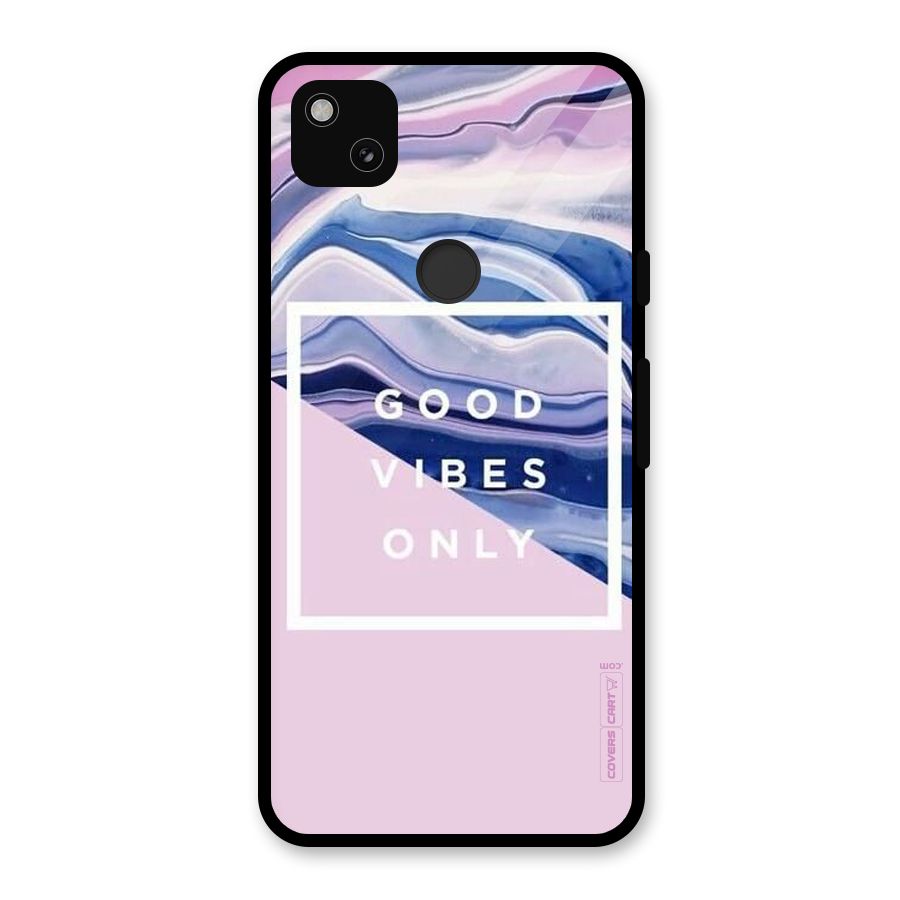 Pastel Color Vibes Glass Back Case for Google Pixel 4a