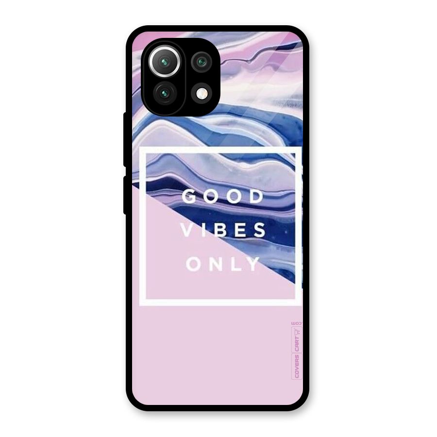 Pastel Color Vibes Glass Back Case for Mi 11 Lite