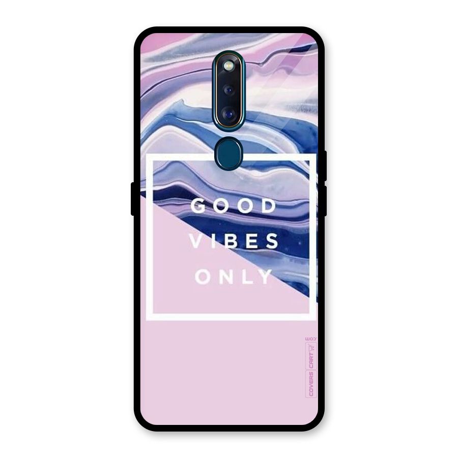 Pastel Color Vibes Glass Back Case for Oppo F11 Pro
