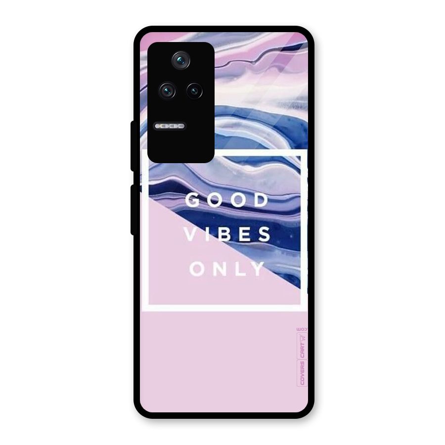 Pastel Color Vibes Glass Back Case for Poco F4 5G