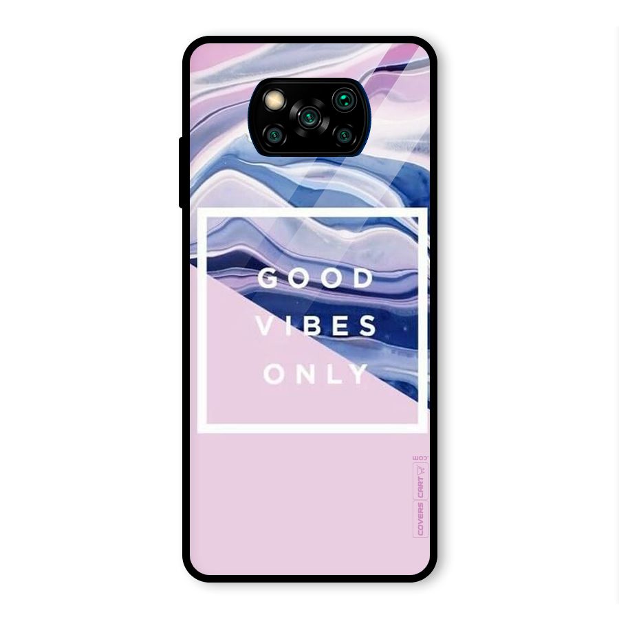 Pastel Color Vibes Glass Back Case for Poco X3 Pro